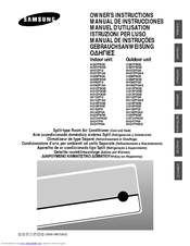 Samsung XUQ09PBGE5/UPA Owner's Instructions Manual