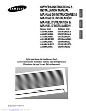 Samsung AS07A6MA Owner's Instructions & Installation Manual