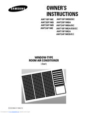Samsung AW18F1MDA Owner's Instructions Manual