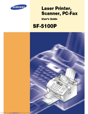 Samsung SF-5100PI User Manual