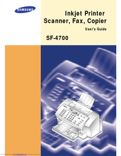 Samsung SF 4700 User Manual