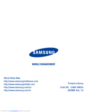 Samsung A3LSBH600 User Manual