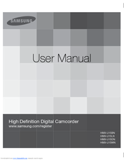 Samsung HMX-U15ON User Manual