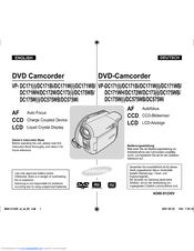 Samsung VP-DC171WH Owner's Instruction Book