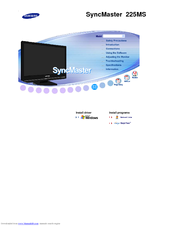 Samsung SyncMaster 225MS Owner's Manual
