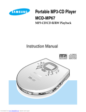 Samsung MCD-MP67 Instruction Manual