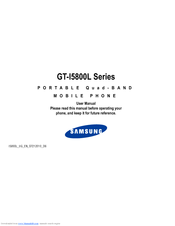Samsung GT-I5800L Series User Manual