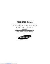 Samsung SCH-R311 Series User Manual