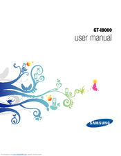 Samsung GT-I8000T User Manual