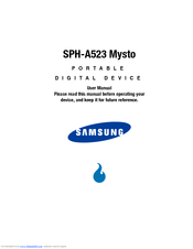 Samsung Mysto User Manual