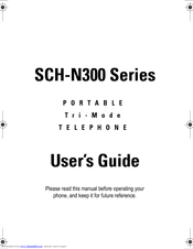 Samsung SCH-N300 Series User Manual