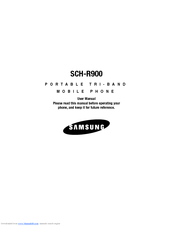 Samsung SCHR900 User Manual