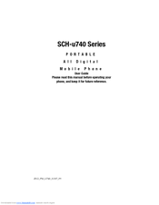 Samsung SCH-u740 User Manual