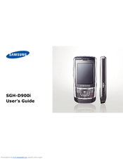 Samsung D900 - SGH Ultra Edition 12.9 Cell Phone 80 MB User Manual