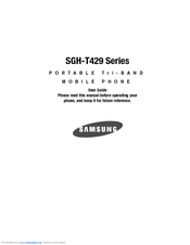 Samsung SGH-T429 Series User Manual