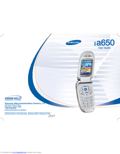 Samsung SGH-a650 User Manual