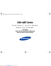Samsung SGH-a887 Series User Manual