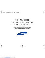 Samsung I637 User Manual