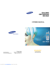 Samsung SGH-N628WA Owner's Manual