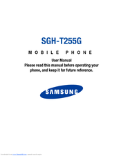 Samsung SGH-T255G User Manual