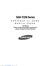 Samsung SGH-T339 Series User Manual