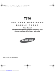 Samsung SGH-T746 User Manual