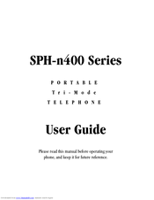 Samsung SPH-n400 Series User Manual