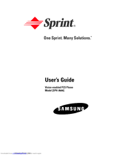 Samsung SPH-A600 Series User Manual