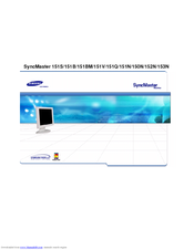 Samsung SyncMaster 151V User Manual