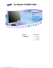 Samsung SyncMaster 913BM User Manual