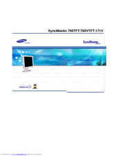 Samsung SyncMaster 760 TFT Manual