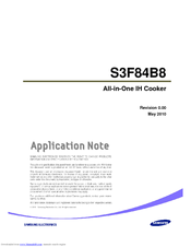 Samsung S3F84B8 Design Manual