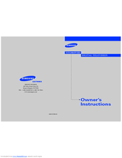 Samsung TSN3084WHD Owner's Instructions Manual