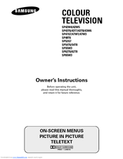 Samsung SP-62T6HP Owner's Instructions Manual