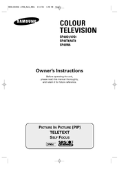 Samsung SP-43T8HE Owner's Instructions Manual