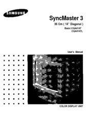Samsung SyncMaster 3 User Manual