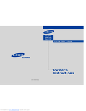 Samsung TXL 2791F Owner's Instructions Manual