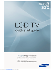Samsung LN32A330J1 Quick Start Manual