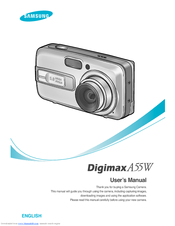 Samsung DIGIMAX A55W User Manual