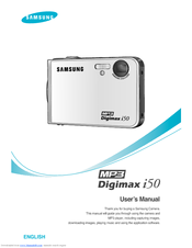 Samsung DIGIMAX I50 MP3 User Manual