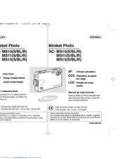 Samsung Miniket Photo SC-MS10 User Manual