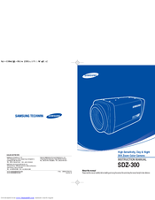 Samsung SDZ-300 Instruction Manual