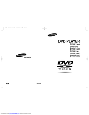 Samsung DVD-P538K User Manual