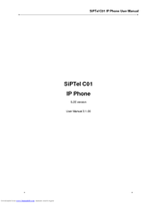Samsung SiPTel C01 User Manual