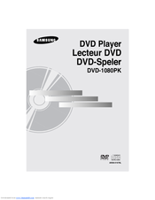 Samsung DVD-1080PK Owner's Manual