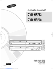 Samsung DVD-HR738/ Instruction Manual