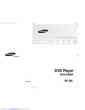 Samsung DVD-P260K User Manual