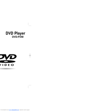 Samsung DVD-P347 User Manual