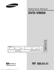 Samsung V9650-XAC Instruction Manual