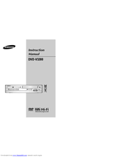 Samsung DVD-V3300 Instruction Manual